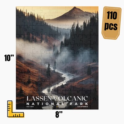 Lassen Volcanic National Park Jigsaw Puzzle, Family Game, Holiday Gift | S10 - image2